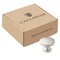 Cauldham Solid Round Kitchen Cabinet Knobs Pulls (1-1/8" Diameter) - Dresser Drawer/Door Hardware - Style R126 - Satin Nickel